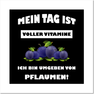 Mein Tag Ist Voller Vitamine Posters and Art